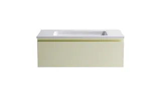 Тумба с раковиной Astra-Form Альфа 03060006ral1013+04010008 90 см бежевый матовый
