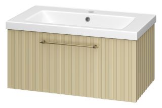 Подвесная тумба под раковину Brevita Alicante ALI-09080-4601Я 80см капучино