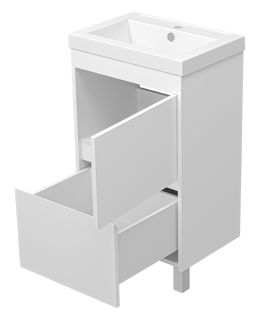 Напольная тумба под раковину Misty Алиса 50см белый