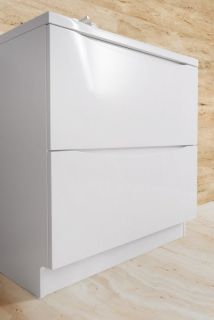 Тумба под раковину BelBagno напольная 100x85см Bianco Lucido MARINO-1000-2C-PIA-BL-P