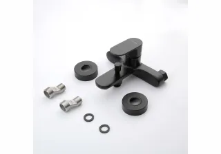 Смеситель для ванны Aquatek Альфа AQ1940MB чёрный матовый