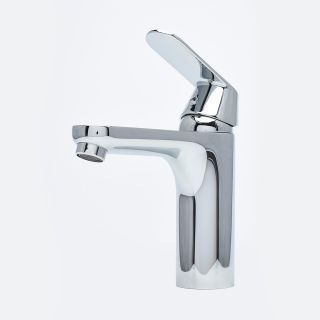 Смеситель для раковины AQUAme Prato AQMP6131 с донным клапаном хром