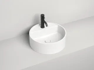 Накладная раковина Salini Armonia Top 02 S-Stone 130127M 45см белый матовый