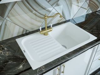 Кухонная мойка Florentina Арона 860 серый шёлк