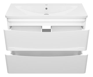 Подвесная тумба под раковину Misty Атлантик 100 см белый