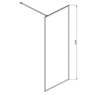 Душевая перегородка Azario RICHMOND 6310 Walk-in AZ-NAG6310 700