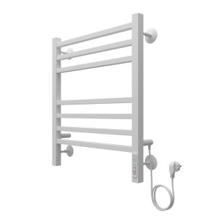Полотенцесушитель электрический AZARIO ANCONA AZ71856W 500/600 квадрат, 7 секций, диммер справа, белый