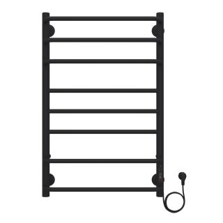 Полотенцесушитель электрический AZARIO MILAN AZ90858B 500/800 8 секций, диммер справа, черный