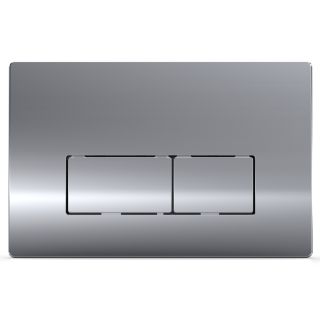 Кнопка смыва AZARIO KAPRIS AZ-8200-0089/AZ-P58-0120 двойная, квадратная, цвет хром глянец