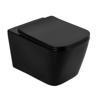 Сиденье для унитаза с микролифтом BelBagno Ardente-C чёрный матовый BB3202SC-MB