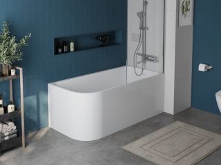 Акриловая ванна  BELBAGNO BB712-1500-730-R 150x73 см R