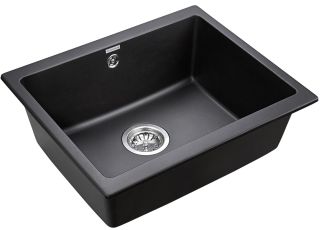 Мойка кухонная Paulmark Gera PM205546-BL чёрный