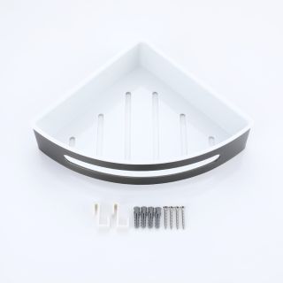 Полка для ванной комнаты Raglo R340.01.09 угловая графит