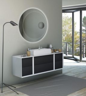 Шкафчик под раковину Cezares 35x48 Grafite Bellagio 54718