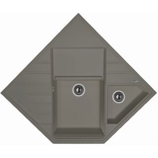 Кухонная мойка Florentina Бомбей серый шёлк