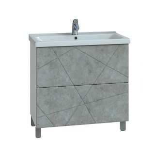 Тумба под раковину напольная Vigo Geometry 025 80 см бетон