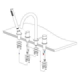 Смеситель на борт ванны Timo Saona 2320/00Y хром