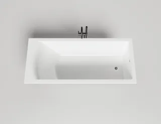 Ванна из искусственного камня Salini Cascata S-Sense 104213GRH 180x80см RAL снаружи