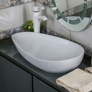 Накладная раковина Melana A380-805 75см белый