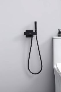 Гигиенический душ с термостатом Raglo R24.56.06 чёрный