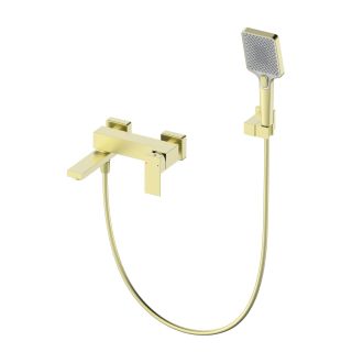 Смеситель для ванны с душем Wonzon & Woghand Cube WW-88639016-BG брашированное золото
