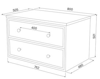 Тумба подвесная IDDIS Torr TOR80DMi95K со столешницей 80см орех макадамия/тёмно-серый