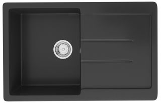 Кухонная мойка Ulgran Classic U-507-344 ультра-чёрный