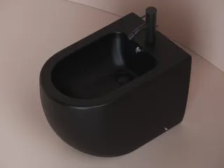Биде напольное Ceramica Nova Metropol CN4005MB чёрный матовый