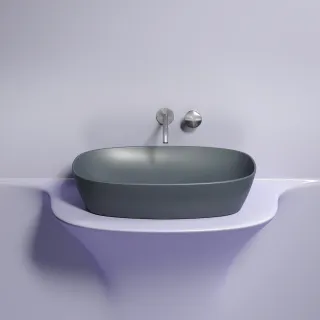 Раковина Ceramica Nova Element CN6049MDH 60см тёмный антрацит матовый