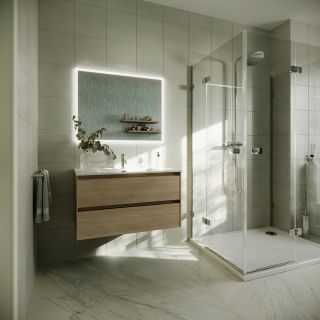 Подвесная тумба под раковину Sancos Cento CN90KE 90см карпатская ель