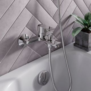 Смеситель для ванны с душем Stworki Хельсинки HFHS10000 хром