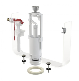 Выпускной комплект со стоп кнопкой AlcaPlast впускной механизм А16  1/2 SA2000K 1/2" CHROM