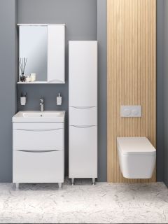 Тумба под раковину Runo  (под умывальник Moduo 60 ) Афина 60 (00-00001169)