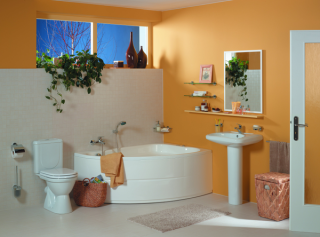 Santek Майорка XL 160х95 R асимметричная белая 1WH111990