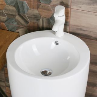 Напольная раковина Melana B133-805 50см белый