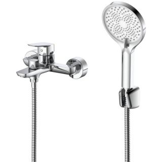 Смеситель для ванны с душем DQ Hamburg короткий излив хром (DA1743201)