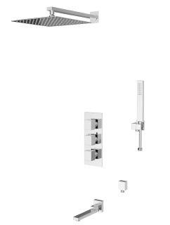 Душевая система DQ Bayern.Liszt DA2515601A04 с термостатом хром