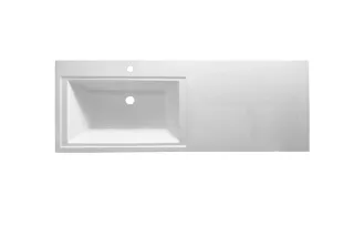 Раковина над стиральной машиной Эстет Dallas silk ФР-00014931 Л 130см белый