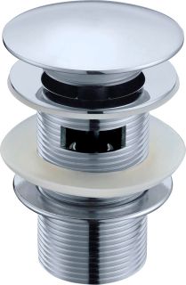 Донный клапан с переливом Boheme Brillante хром 612/2