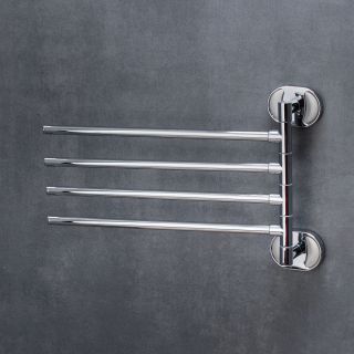 Поворотный полотенцедержатель РМС A1026 четверной хром