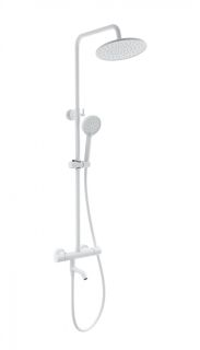 Душевая стойка Wonzon & Woghand INN 4 WW-B3047-A1-MW с термостатом белый матовый