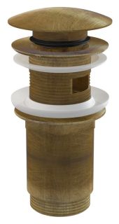 Донный клапан AlcaPlast для раковины клик-клак бронза A392ANTIC