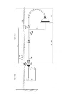 Душевая система Timo Adelia SX-6010/00 хром