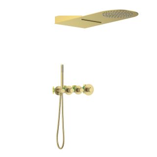 Душевой комплект Timo Saona SX-2350/17SM золото матовое