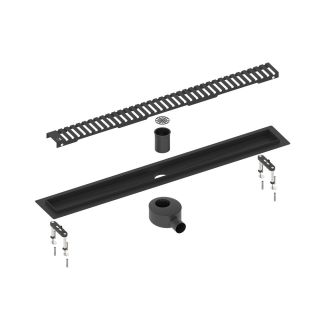 Душевой лоток Timo Drain System DS230109/03 90см с вставкой lines чёрный