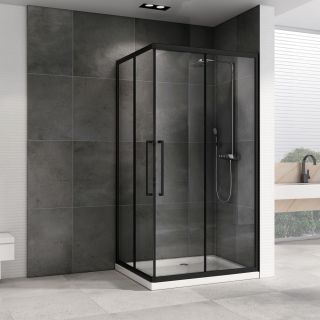 Душевой уголок ABBER Schwarzer Diamant 120x90см чёрный AG02129BH