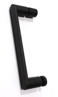 Душевой уголок ABBER Schwarzer Diamant AG30100B-S75B 100x75см чёрный