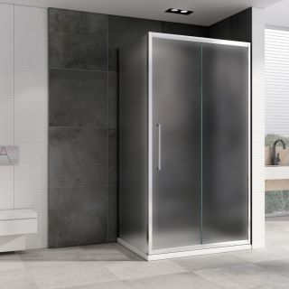 Душевой уголок ABBER Schwarzer Diamant AG30100MH-S85M 100x85см хром