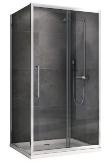 Душевой уголок ABBER Schwarzer Diamant AG30120H-S50 120x50см хром