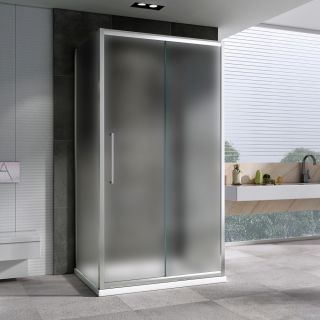 Душевой уголок ABBER Schwarzer Diamant AG30160MH-S85M-S85M 160x85см хром